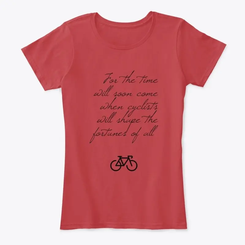 cyclists shape the fortune of all